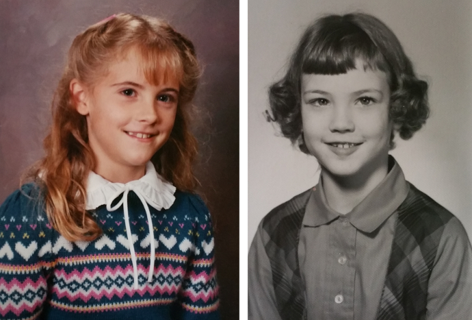 Second grade. Collared shirts and patterned sweaters and still showing our teeth when we smiled.